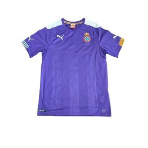 Puma RCD Espanyol Barcelona Purple Away Jersey Men’s Small Soccer Futbol Euro